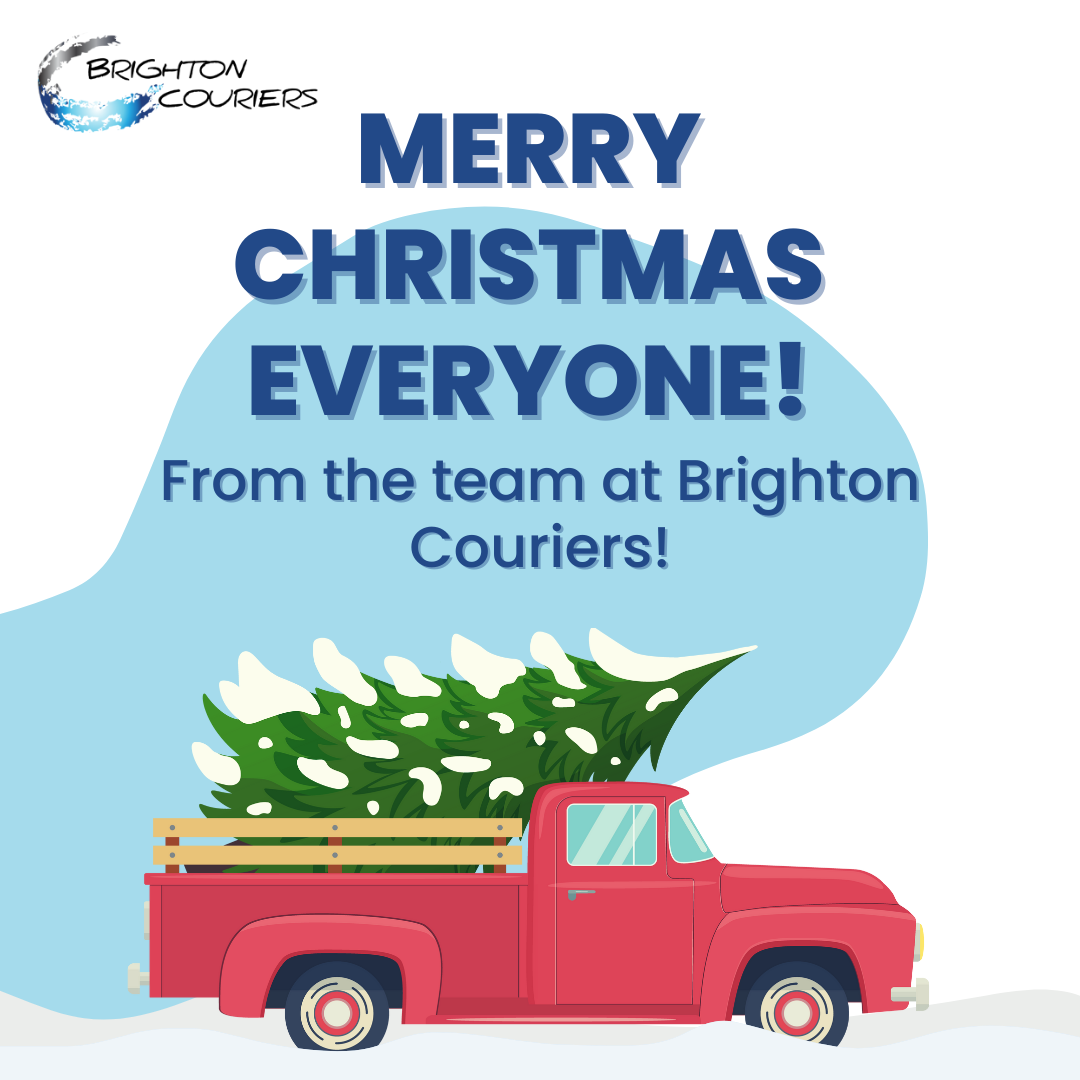 Merry Christmas from Brighton Couriers!